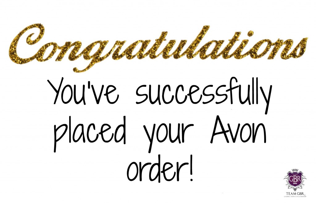 How to place your Avon order: complete!