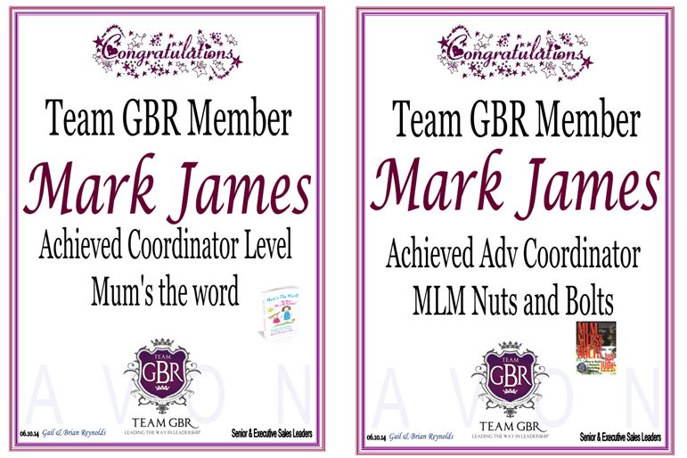 Congratulations to Mark James