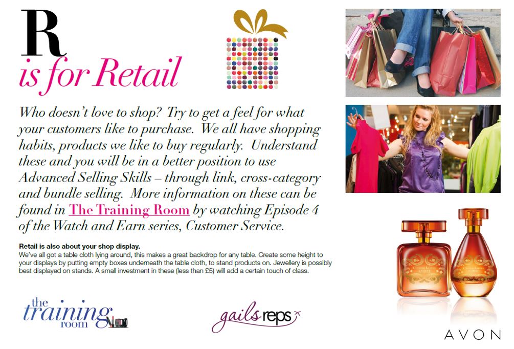 Avon Party R is for Retail