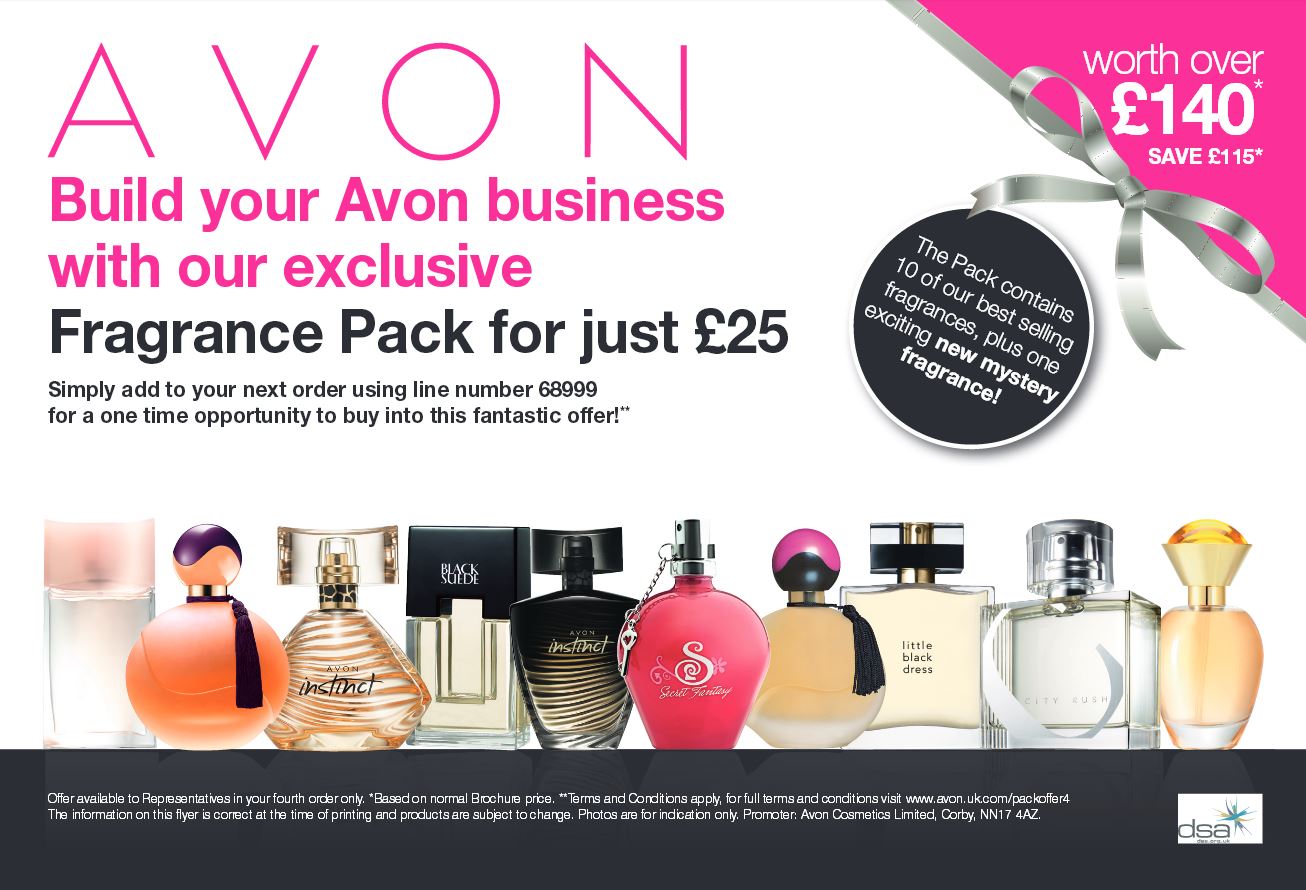 Avon's Fragrance Perfume Pack 