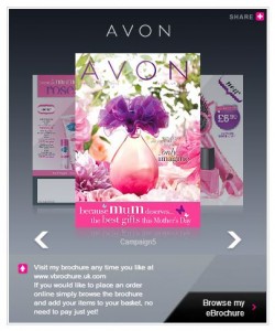 Buy your Avon products online with my On line Avon Brochure