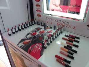 Products on the Avon Beauty Bus