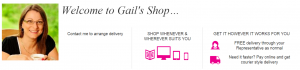 My Avon online store gails online shop
