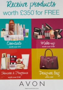 Avon Work it your way new rep incentive kit