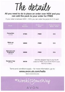 Free Avon £300 welcome kit codes